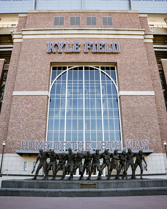 exterior of Kyle Field, home of Texas A&M in College Station